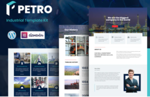 Petro - Industrial Elementor Template Kit | srmehranclub.com
