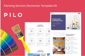 Pilo - Painting Services Elementor Template Kit | Srmehranclub