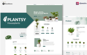 Plantsy - Houseplants Elementor Template Kit| Srmehranclub