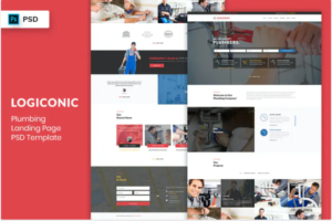 Plumbing - Landing Page PSD Template |Srmehranclub