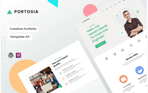 Portosia | Creative Portfolio Template Kit | Srmehranclub