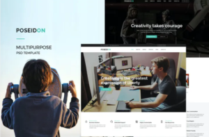 Poseidon : MultiPurpose PSD Template | Srmehranclub