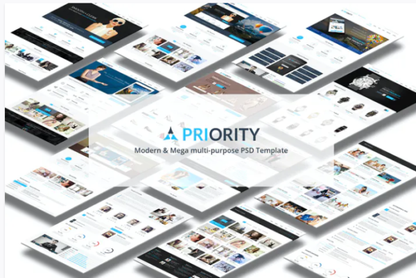 Priority | Multi-Purpose PSD Template | Srmehranclub