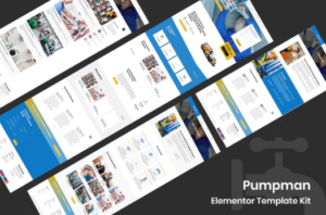 Pumpman - Plumbing Service Elementor Template Kit