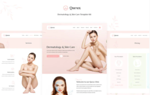 Qurux - Dermatology and Skin Care Template Kit | Srmehranclub