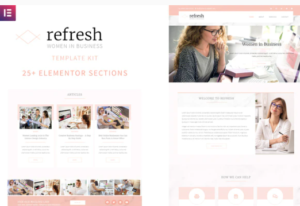Refresh - Women in Business Elementor Template Kit