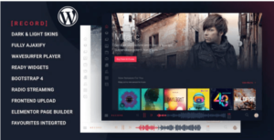 Rekord – Ajaxify Music – Events – Podcasts Multipurpose WordPress Theme 1.5.0.0