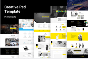 Reticulum - Creative Psd Template AlitStudio | Srmehranclub