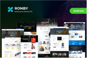 Ronby - Multi-Purpose PSD Template | Srmehranclub.com