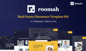 Roomah - Real Estate Agent Elementor Template Kit | Srmehranclub