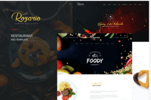 Rozario - Restaurant PSD Template | Srmehranclub