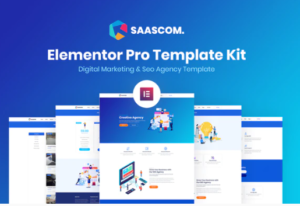 Saascom - Digital Marketing & SEO Agency Template Kit