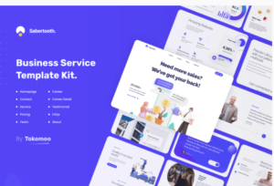 Sabertooth | Business Service Elementor Template Kit| Srmehranclub