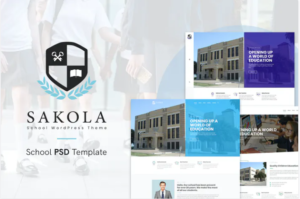 Sakola | School PSD Template | Srmehranclub.com
