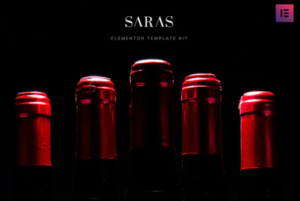 Saras - Wine Template Kit | srmehranclub.com