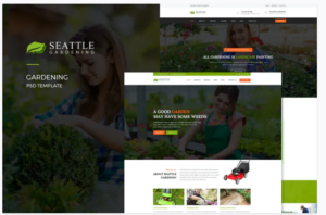 Seattle : Gardening PSD Template | Srmehranclub.com
