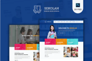 Sekolah - School PSD Template | Srmehranclub.com