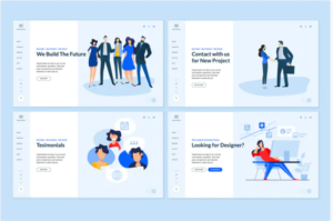 Set of Website PSD Template Designs | Srmehranclub