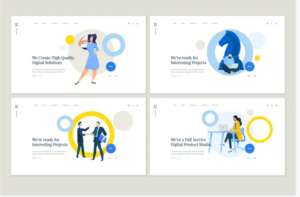 Set of Website PSD Template Designs | Srmehranclub