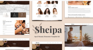 Sheipa - Spa & Beauty Elementor Template Kit | Srmehranclub