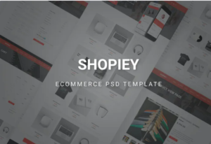Shopiey - Ecommerce PSD Template | Srmehranclub