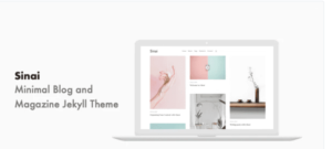 Sinai – Minimal Blog and Magazine Jekyll Theme