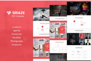 Smaze | Multi-purpose PSD Template | Srmehranclub.com