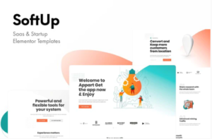 SoftUp - Saas & Startup Elementor Templates | srmehranclub.com