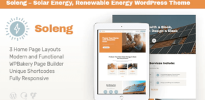 Soleng | A Solar Energy Company WordPress Theme 1.0.3