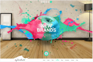 Splashes PSD Template | Srmehranclub