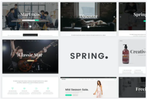 Spring - Multipurpose Website PSD Templates | Srmehranclub