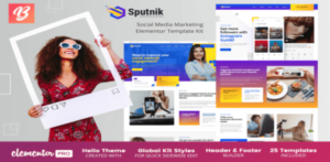 Sputnik - Social Media Marketing Elementor Template Kit| Srmehranclub