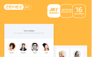 Staffer - Team Members Jet Sections Elementor Template | Srmehranclub
