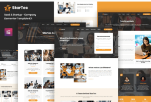 StarTec - Saas Elementor Template Kit| Srmehranclub