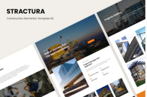 Stractura - Construction Elementor Template Kit | srmehranclub.com