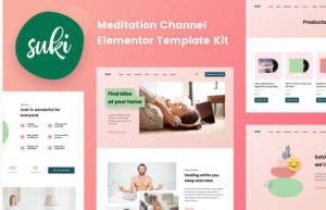 Suki - Meditation Channel Elementor Template Kit| Srmehranclub