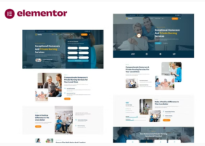 Susty - Homecare & Private Nursing Services Elementor Template Kit download