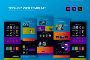 Tech Biz | PSD Web Template | Srmehranclub