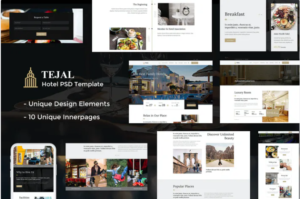 Tejal | Hotel Booking PSD Template | Srmehranclub.com