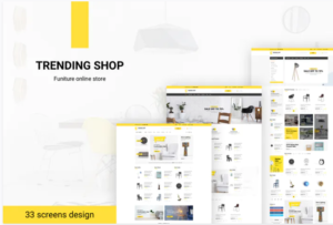 Trending Shop - Furniture PSD Template | Srmehranclub