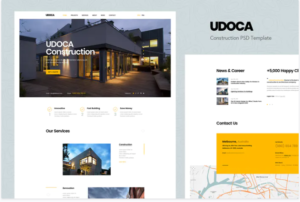 Udoca - Building & Construction PSD Template | Srmehranclub