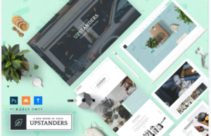 UpStanders Cafe | Coffee Shop PSD Template | Srmehranclub