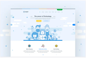 Utouch - App Startup Website PSD Template | Srmehranclub