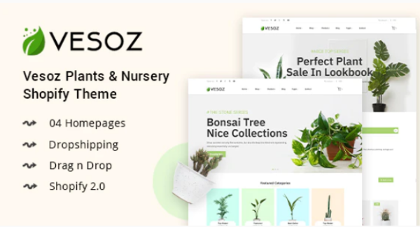 Vesoz - Plants And Nursery Shopify Theme | Srmehranclub.com