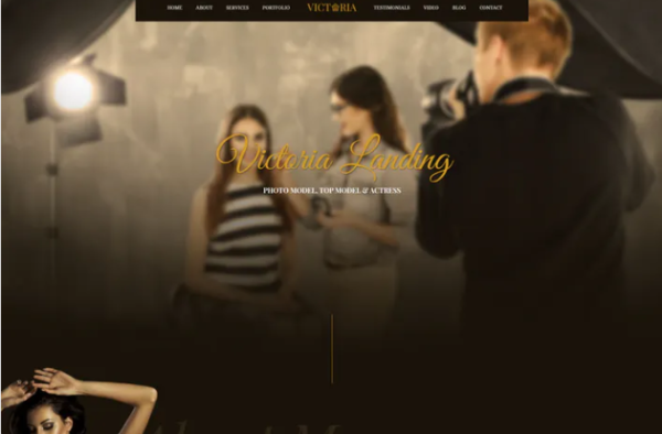 Victoria - Creative Landing Page PSD Template | Srmehranclub