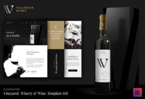 Villenoir - Wine Template Kit | srmehranclub.com