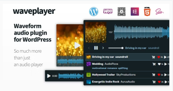 WavePlayer - Waveform Audio Player for WordPress and WooCommerce 3.7.1 - Srmehranclub