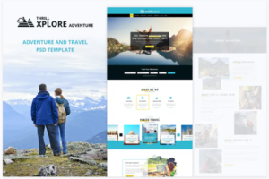 Xplore - Adventure and Travel PSD Template |Srmehranclub
