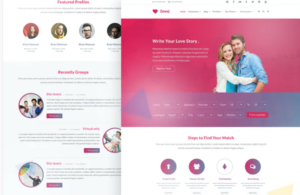 Zawaj - Dating PSD Template | Srmehranclub