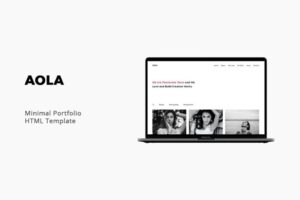 Aola – Minimal Portfolio Template